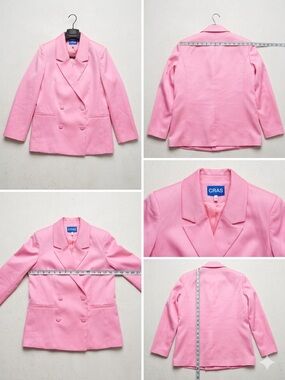 CRAS Pink Double-Breasted Blazer - very good Condition